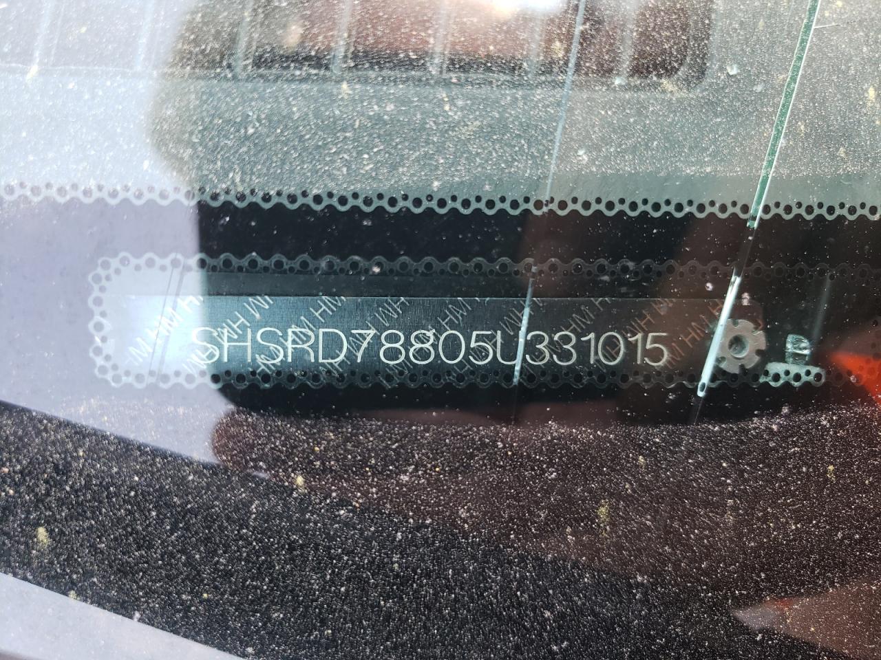 Photo 10 from auction – 2005 HONDA CR-V EX with VIN SHSRD78805U331015