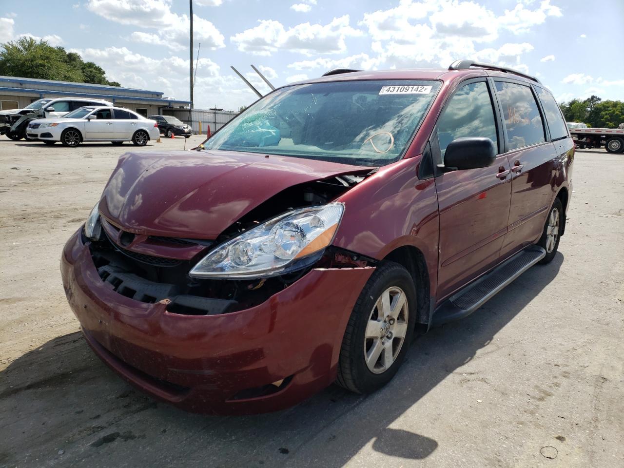 Photo 2 from auction – 2008 TOYOTA SIENNA CE with VIN 5TDZK23C08S210397