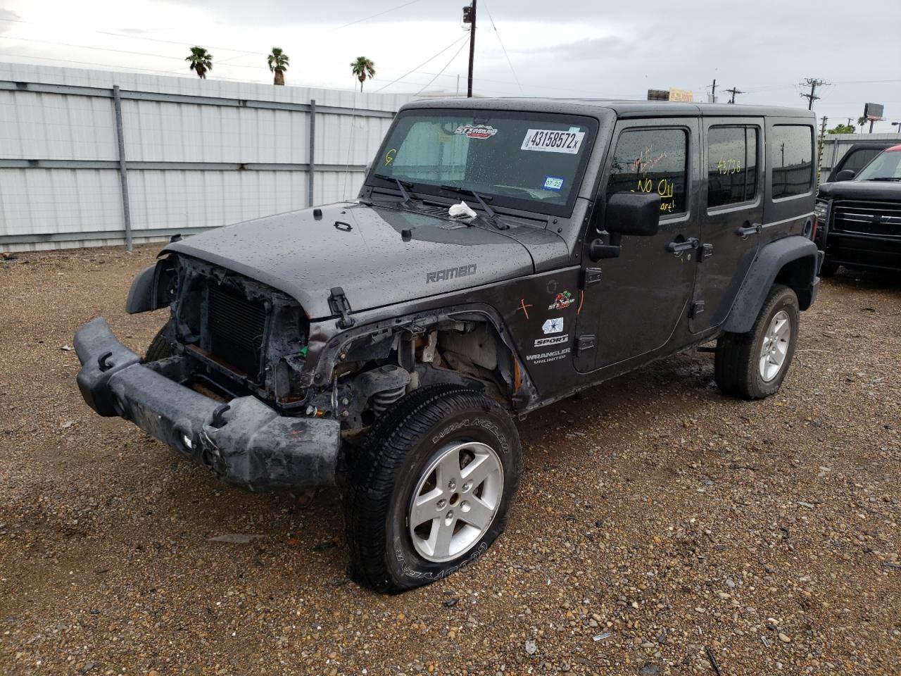 Photo 2 from auction – 2017 JEEP WRANGLER U with VIN 1C4HJWDG4HL589106