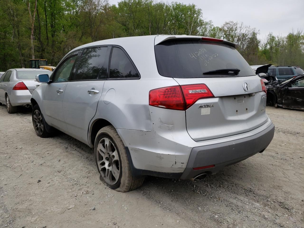 Photo 3 from auction – 2008 ACURA MDX TECHNO with VIN 2HNYD28608H544298