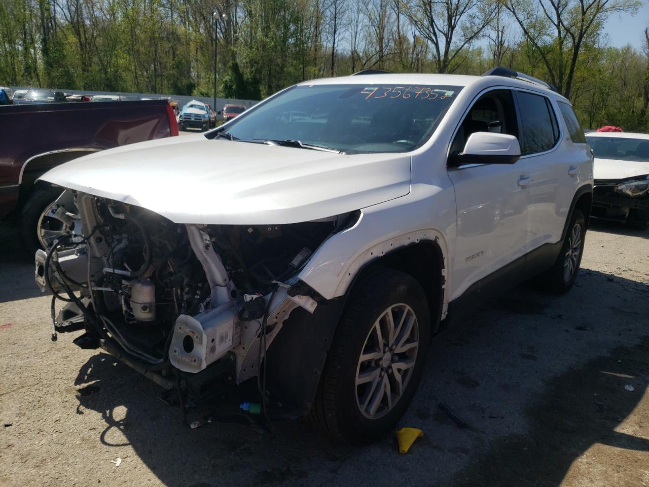 Photo 2 from auction – 2018 GMC ACADIA SLE with VIN 1GKKNLLS2JZ101325