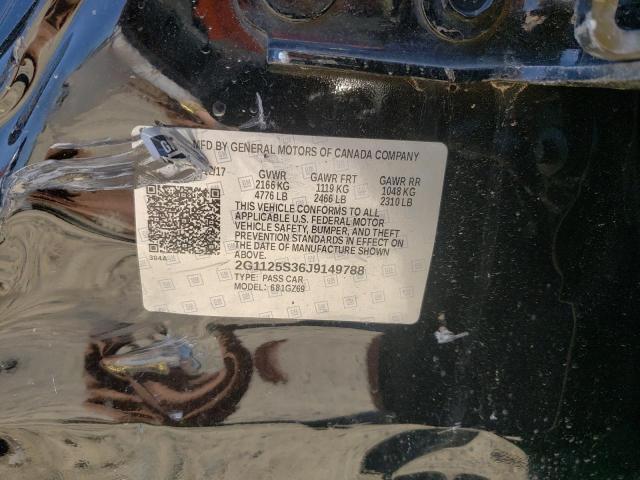 Photo 10 from auction – 2018 CHEVROLET IMPALA PRE with VIN 2G1125S36J9149788
