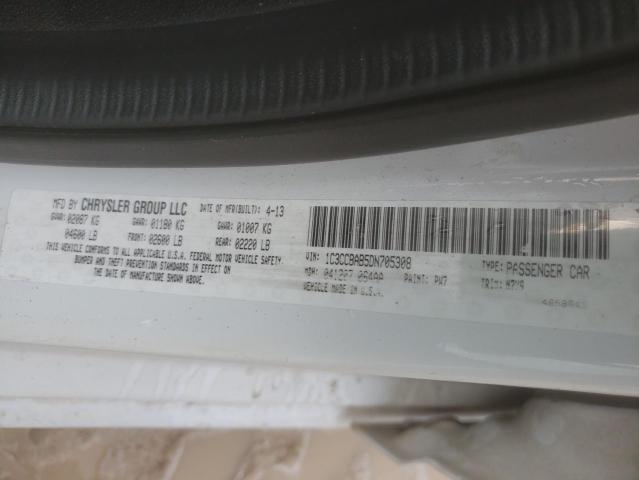 Photo 10 from auction – 2013 CHRYSLER 200 LX with VIN 1C3CCBAB5DN705308