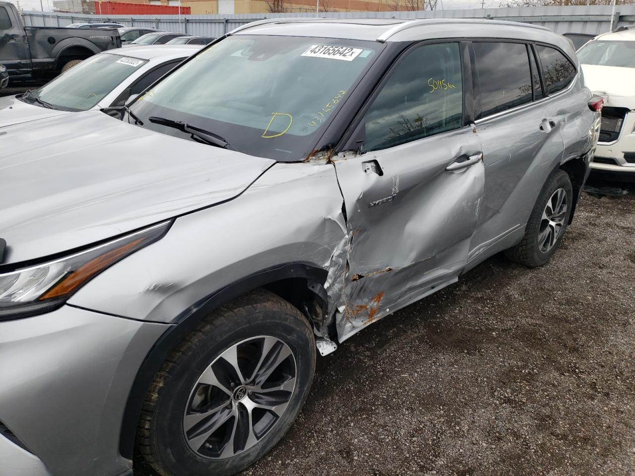 Photo 9 from auction – 2020 TOYOTA HIGHLANDER with VIN 5TDGBRCH0LS012181
