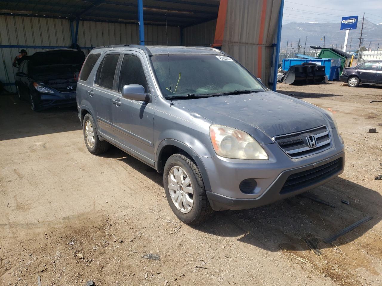 HONDA CR-V SE 2006 with VIN SHSRD78906U429696 - Photo from auction
