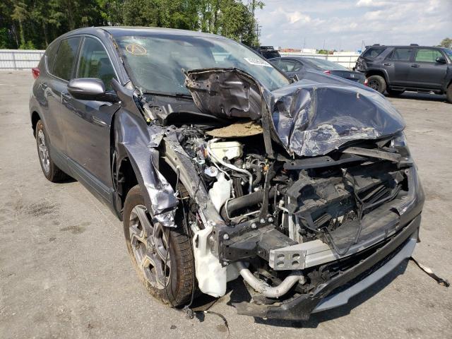 HONDA CR-V EX 2018 with VIN 7FARW2H5XJE086832 - Photo from auction