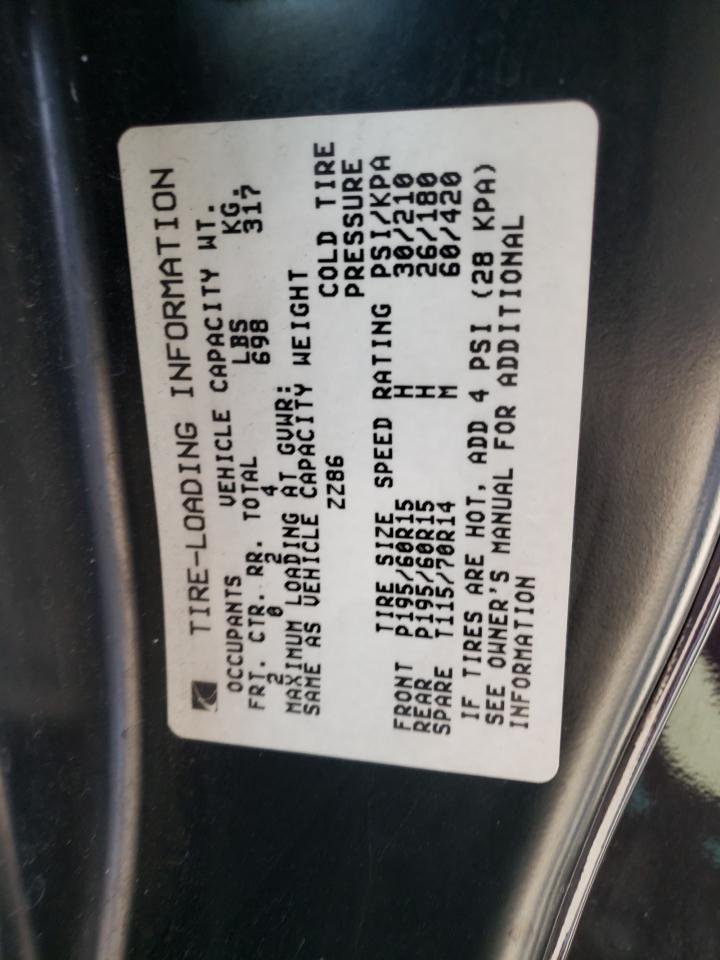 Photo 10 from auction – 2000 SATURN SC2 with VIN 1G8ZY1277YZ168557