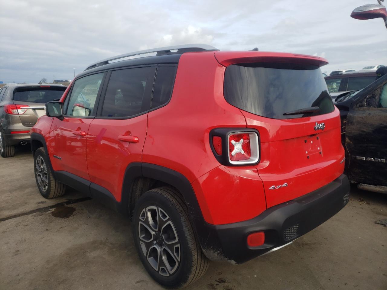 Photo 3 from auction – 2017 JEEP RENEGADE L with VIN ZACCJBDB3HPF05408