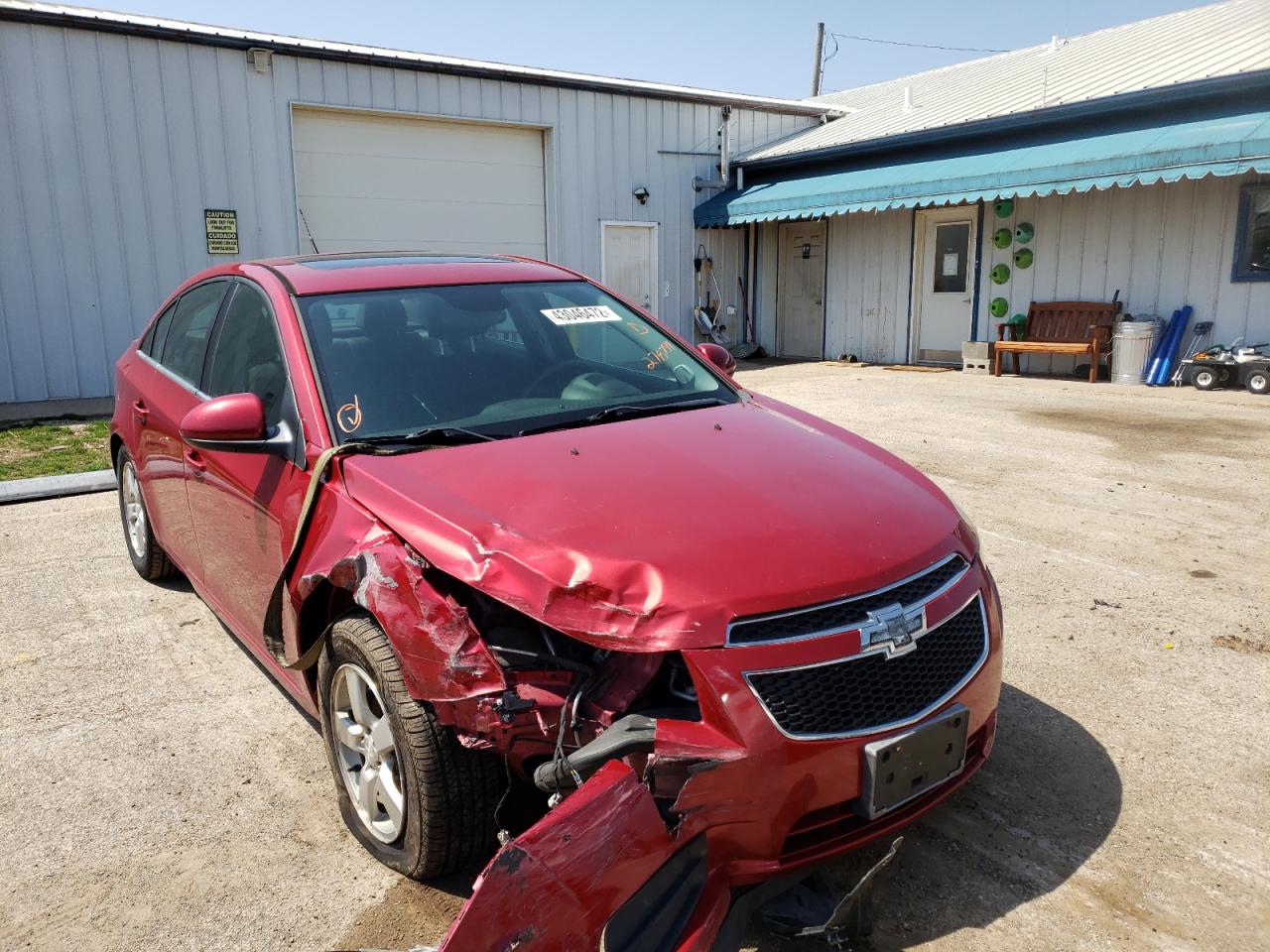 CHEVROLET CRUZE LT 2014 with VIN 1G1PC5SB7E7278791 - Photo from auction