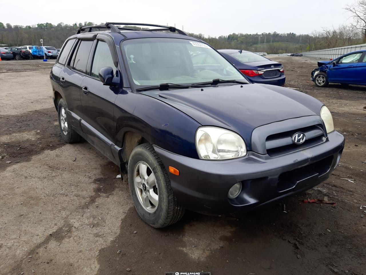 HYUNDAI SANTA FE G 2005 with VIN KM8SC73D55U950504 - Photo from auction