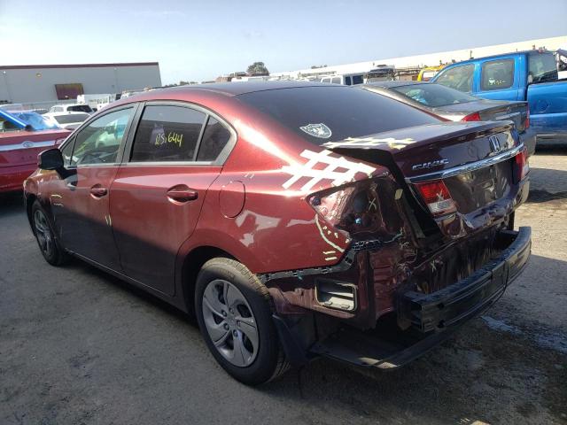 Photo 3 from auction – 2013 HONDA CIVIC LX with VIN 19XFB2F59DE274197