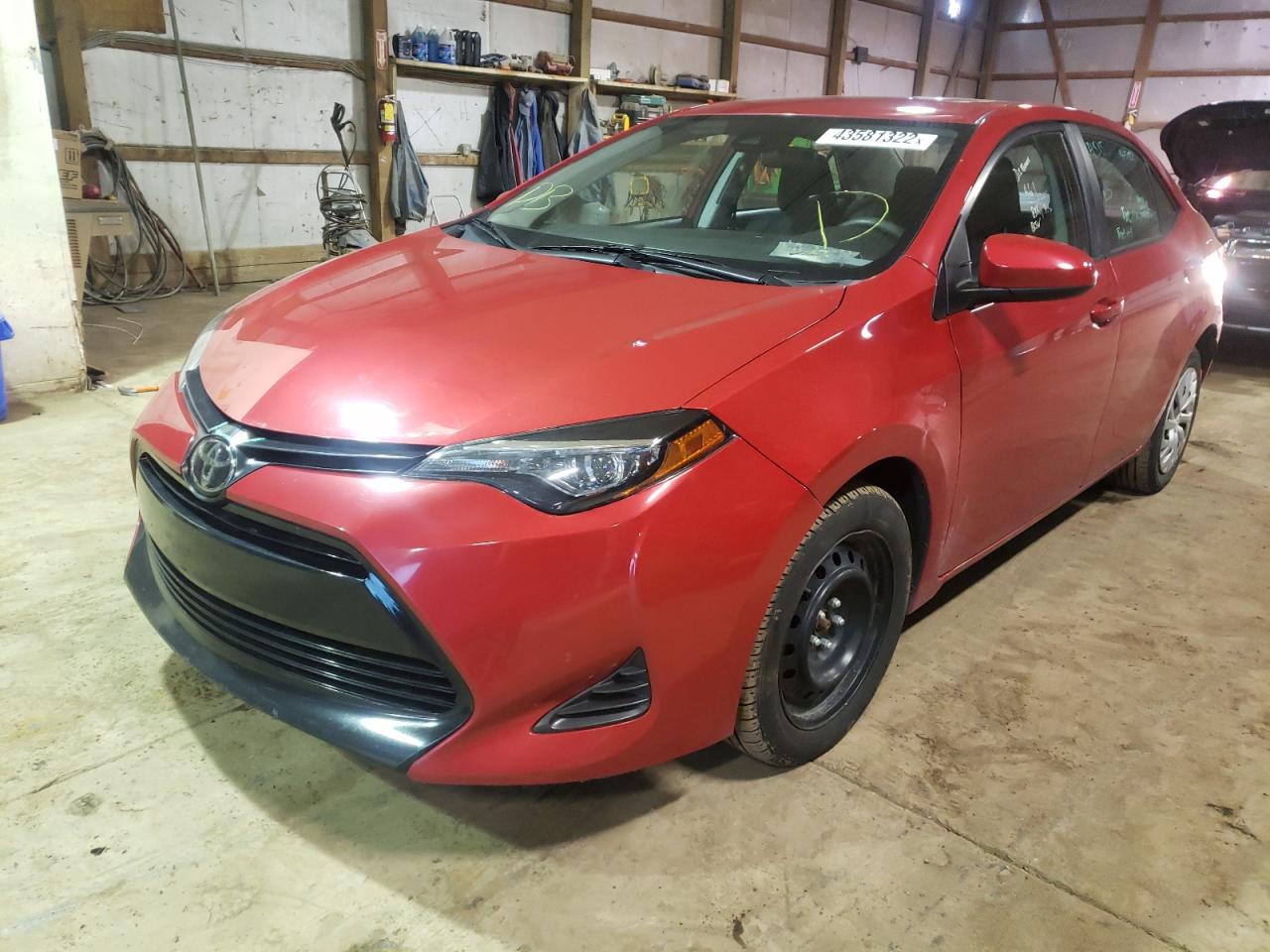 Photo 2 from auction – 2019 TOYOTA COROLLA L with VIN 2T1BURHE7KC233562