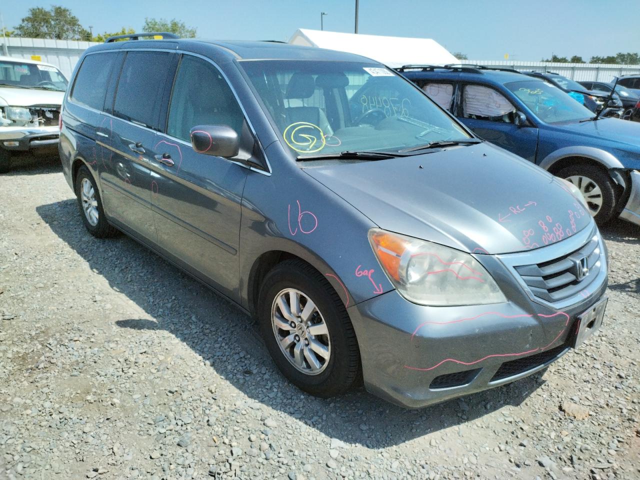 HONDA ODYSSEY EX 2010 with VIN 5FNRL3H77AB085391 - Photo from auction