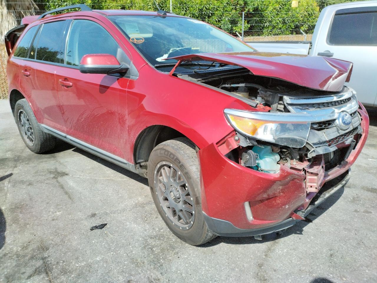 FORD EDGE SEL 2014 with VIN 2FMDK4JC1EBB82191 - Photo from auction