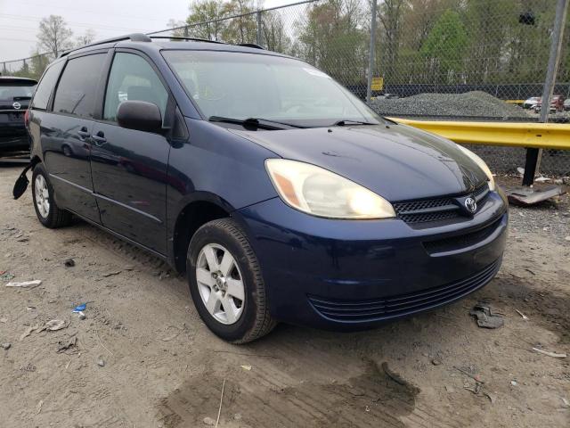 TOYOTA SIENNA CE 2004 with VIN 5TDZA23C04S030656 - Photo from auction