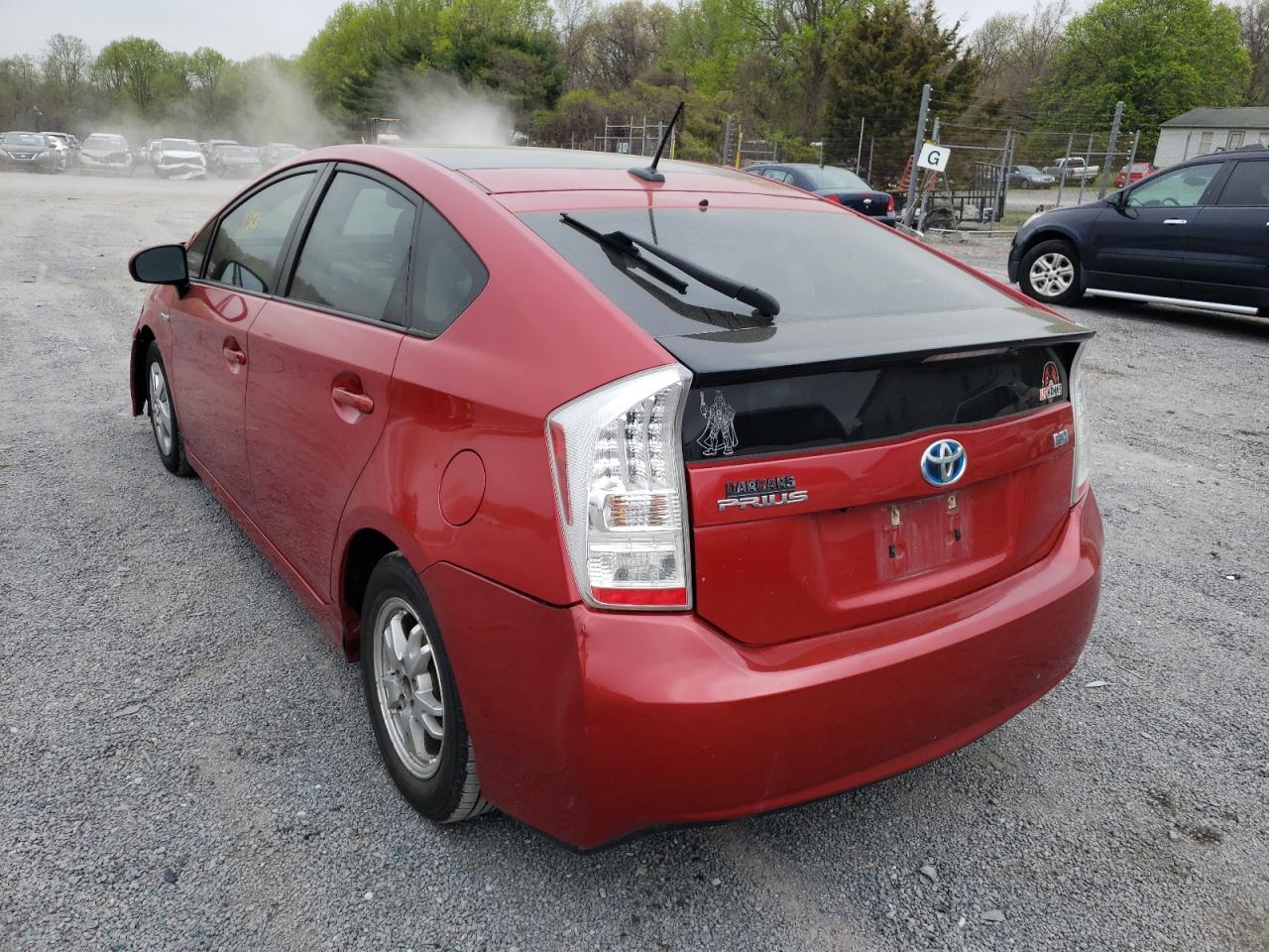 Photo 3 from auction – 2010 TOYOTA PRIUS with VIN JTDKN3DUXA5087497