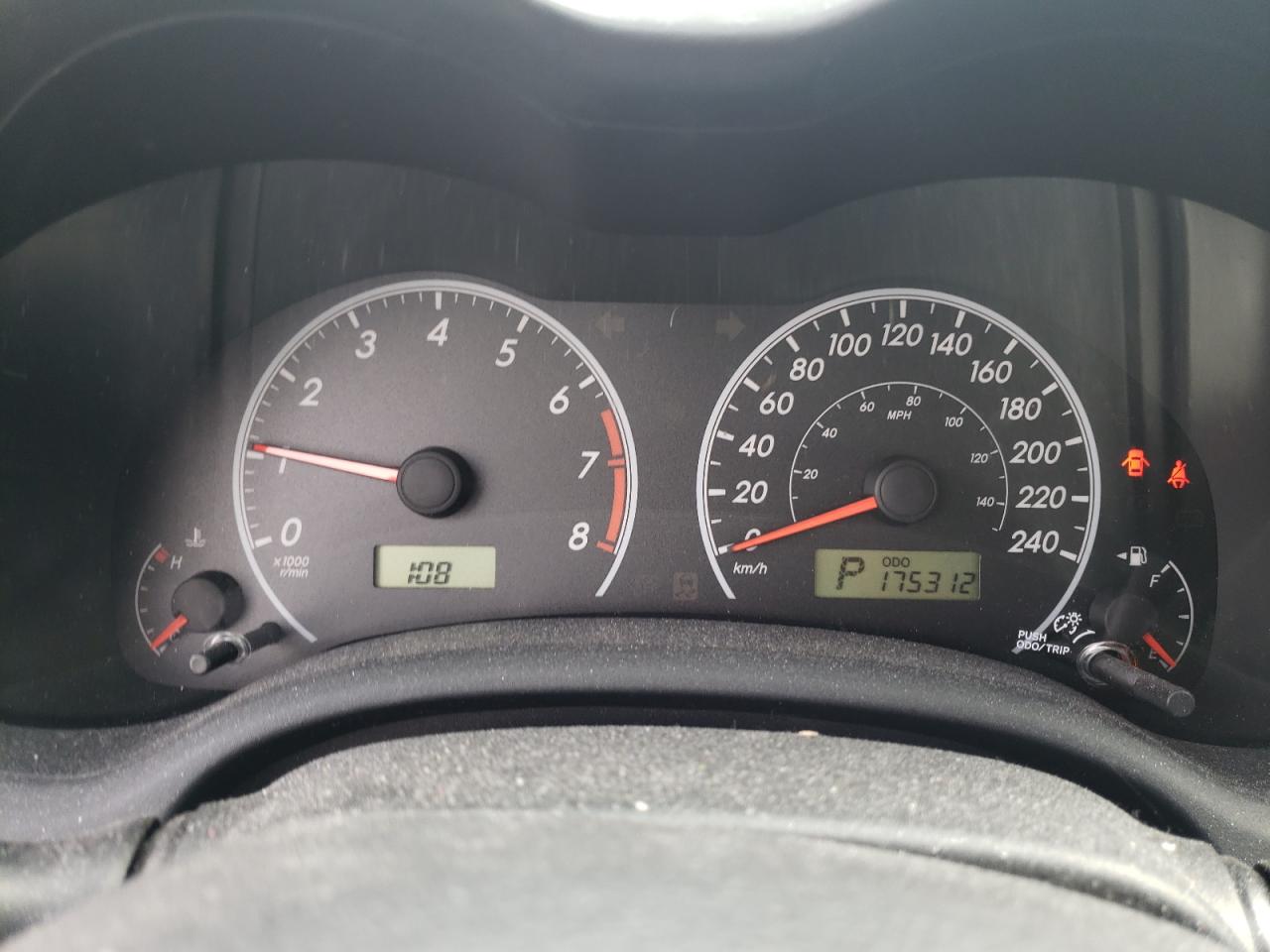Photo 8 from auction – 2010 TOYOTA COROLLA BA with VIN 2T1BU4EE8AC200639