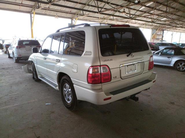 Photo 3 from auction – 2000 LEXUS LX 470 with VIN JT6HT00W4Y0120580