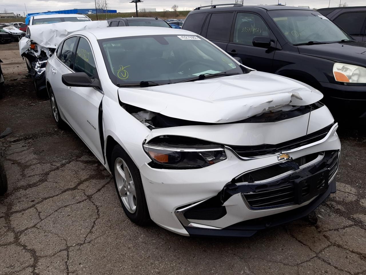 CHEVROLET MALIBU LS 2017 with VIN 1G1ZC5ST9HF258568 - Photo from auction