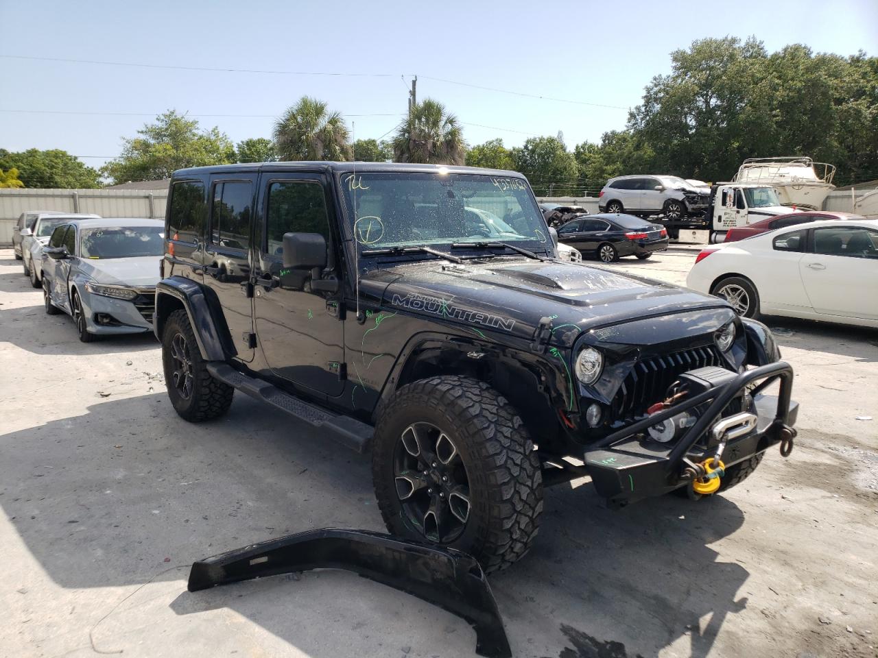 JEEP WRANGLER U 2017 with VIN 1C4BJWEG7HL706326 - Photo from auction