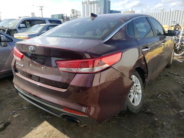 Photo 4 from auction – 2016 KIA OPTIMA LX with VIN 5XXGT4L35GG116144