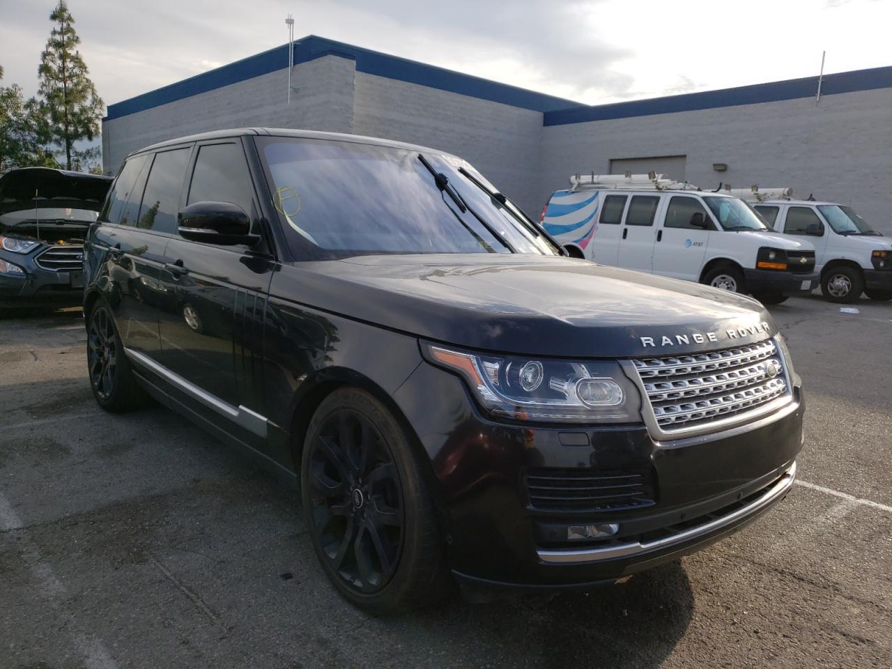 LAND ROVER RANGE ROVE 2016 with VIN SALGS2KF7GA252735 - Photo from auction