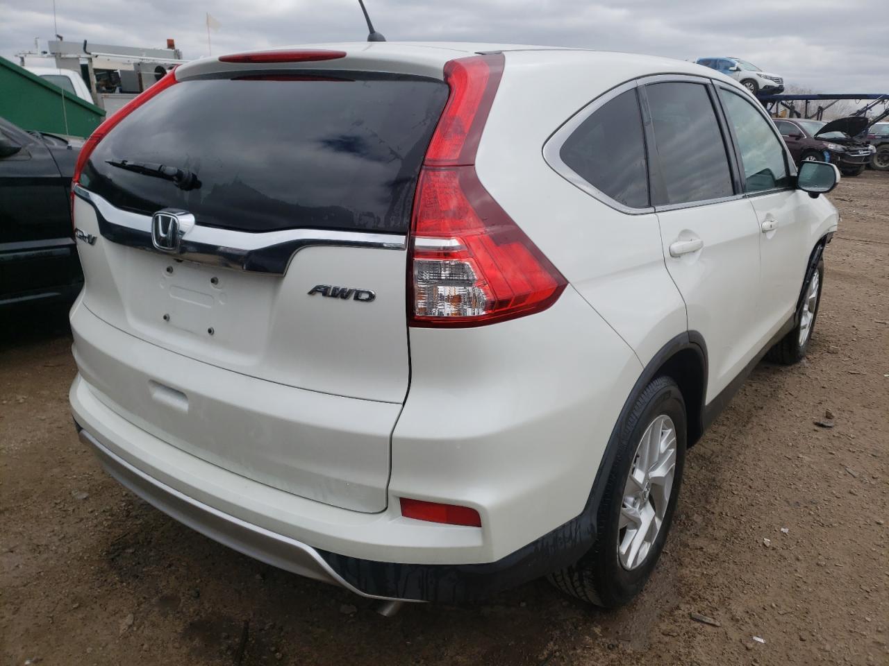 Photo 4 from auction – 2016 HONDA CR-V EX with VIN 5J6RM4H58GL043927