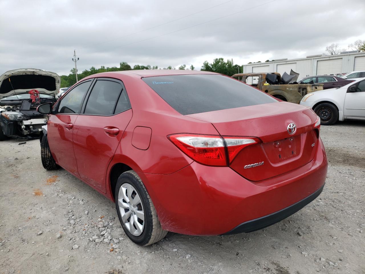 Photo 3 from auction – 2014 TOYOTA COROLLA L with VIN 2T1BURHE3EC133690