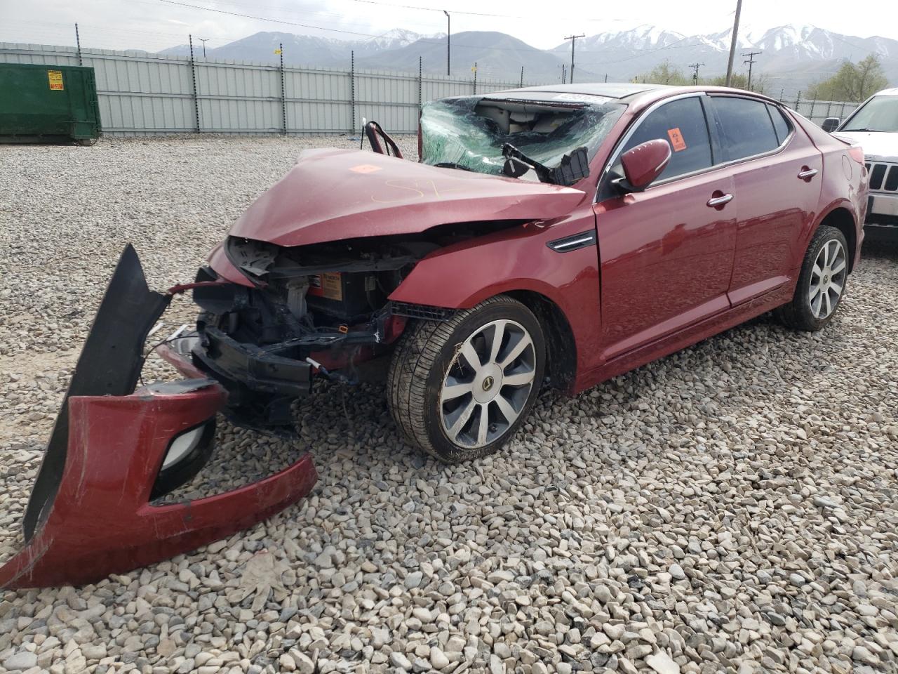 Photo 2 from auction – 2012 KIA OPTIMA SX with VIN 5XXGR4A63CG089225