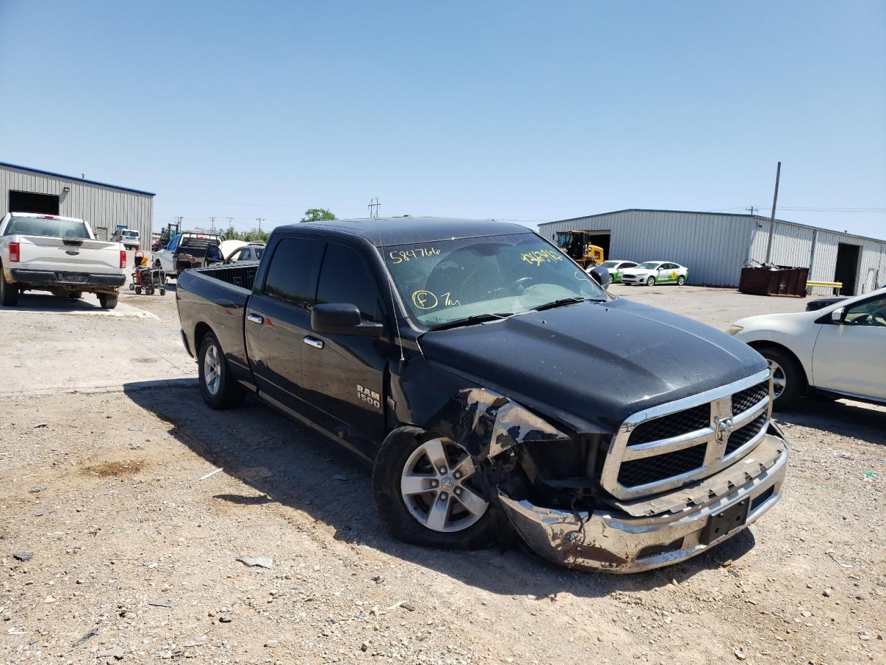 RAM 1500 SLT 2017 with VIN 1C6RR6TT9HS584766 - Photo from auction