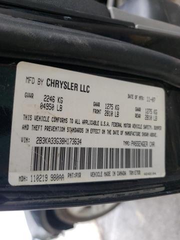 Photo 10 from auction – 2008 DODGE CHARGER SX with VIN 2B3KA33G38H173634