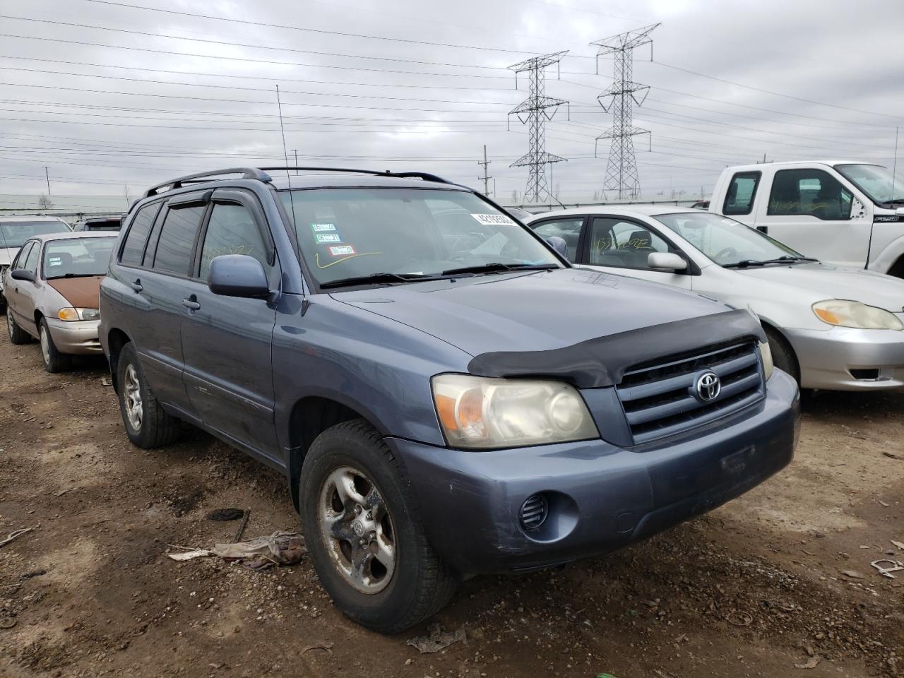 TOYOTA HIGHLANDER 2004 with VIN JTEGD21A840090750 - Photo from auction