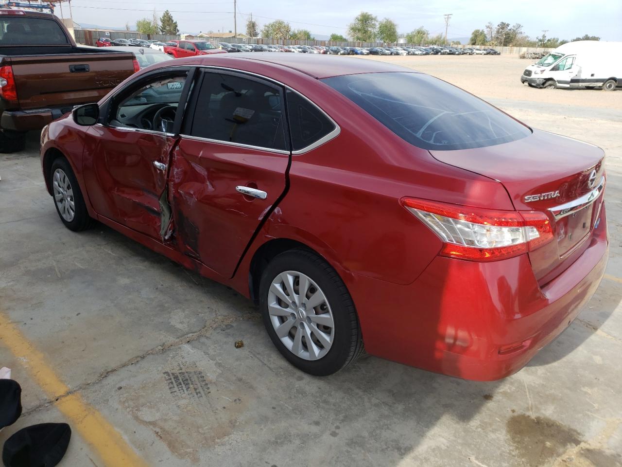 Photo 3 from auction – 2014 NISSAN SENTRA S with VIN 3N1AB7AP2EL661822