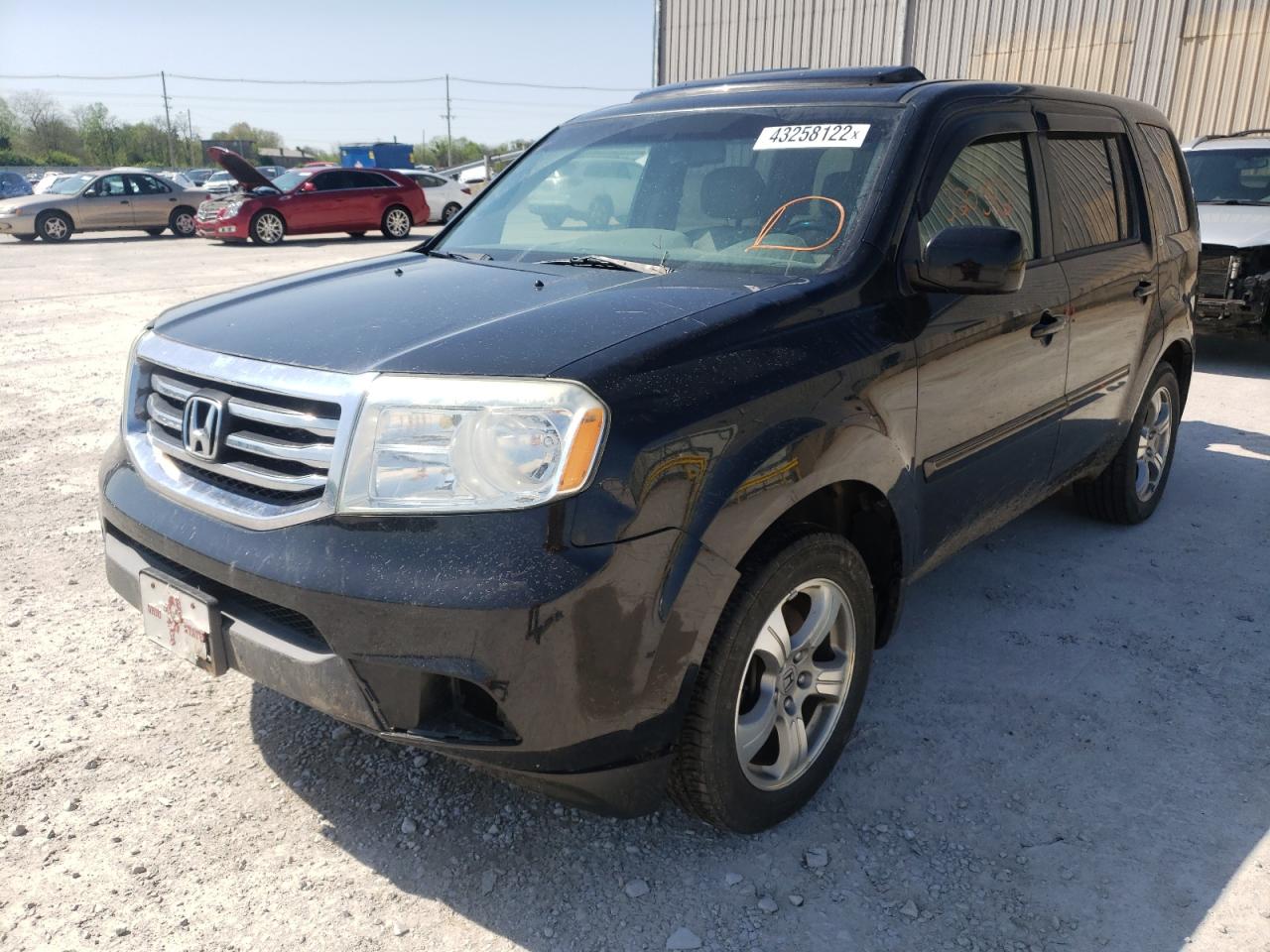 Photo 2 from auction – 2013 HONDA PILOT EXL with VIN 5FNYF4H53DB040816
