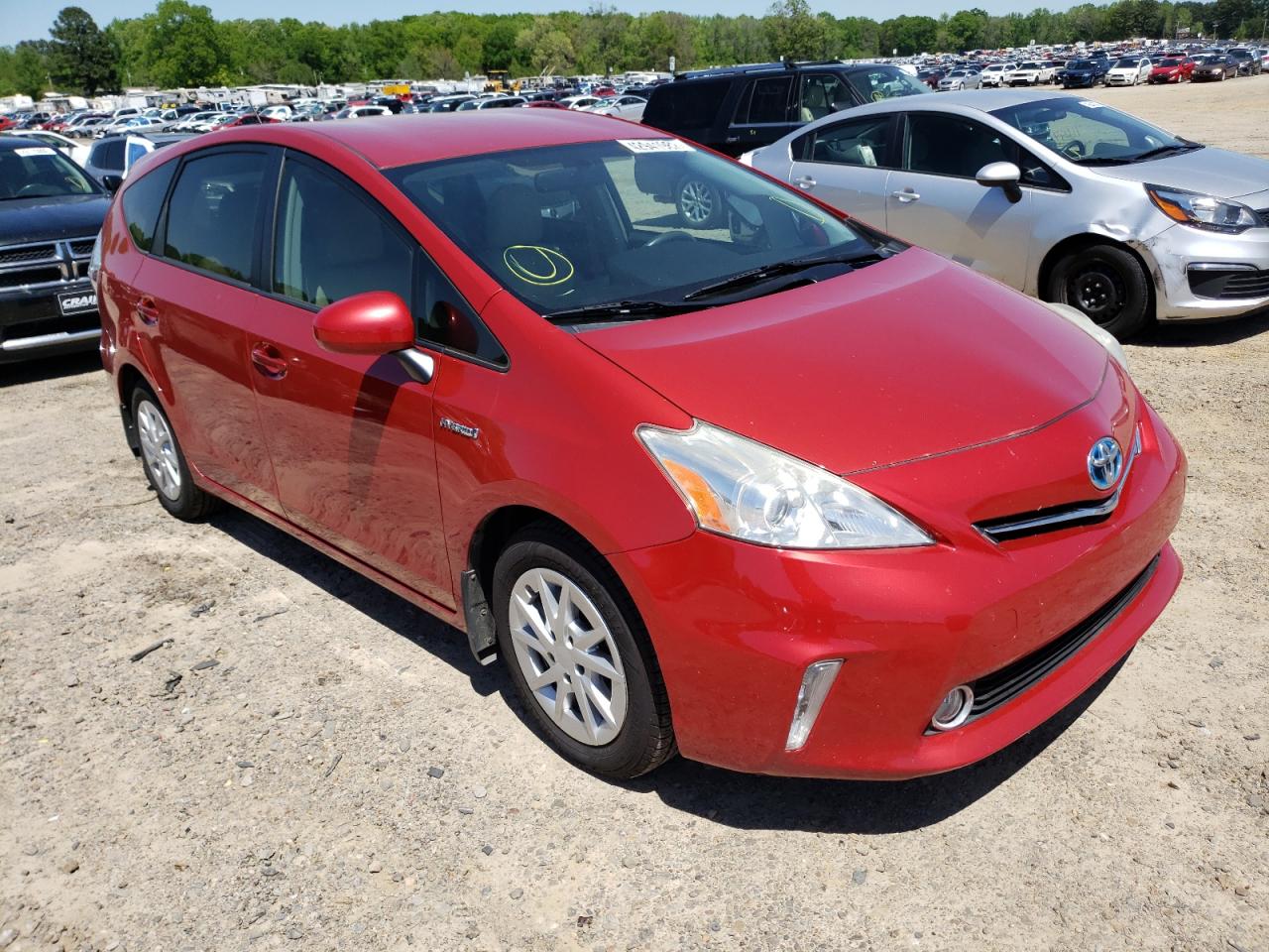TOYOTA PRIUS V 2012 with VIN JTDZN3EU1C3152779 - Photo from auction