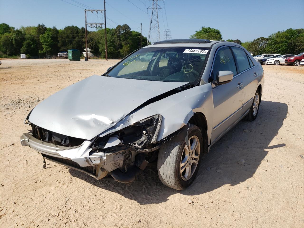 Photo 2 from auction – 2007 HONDA ACCORD EX with VIN 1HGCM56707A108952