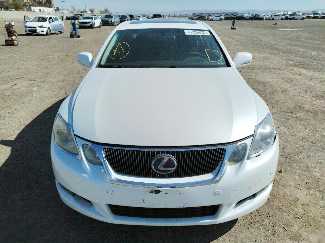 Photo 9 from auction – 2008 LEXUS GS 450H with VIN JTHBC96S285013181