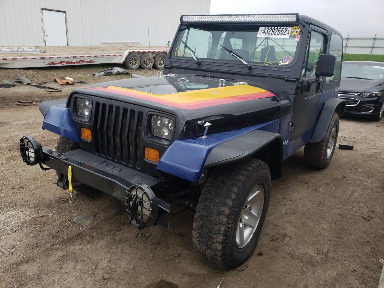 Photo 2 from auction – 1987 JEEP WRANGLER with VIN 2BCCV81J1HB543860