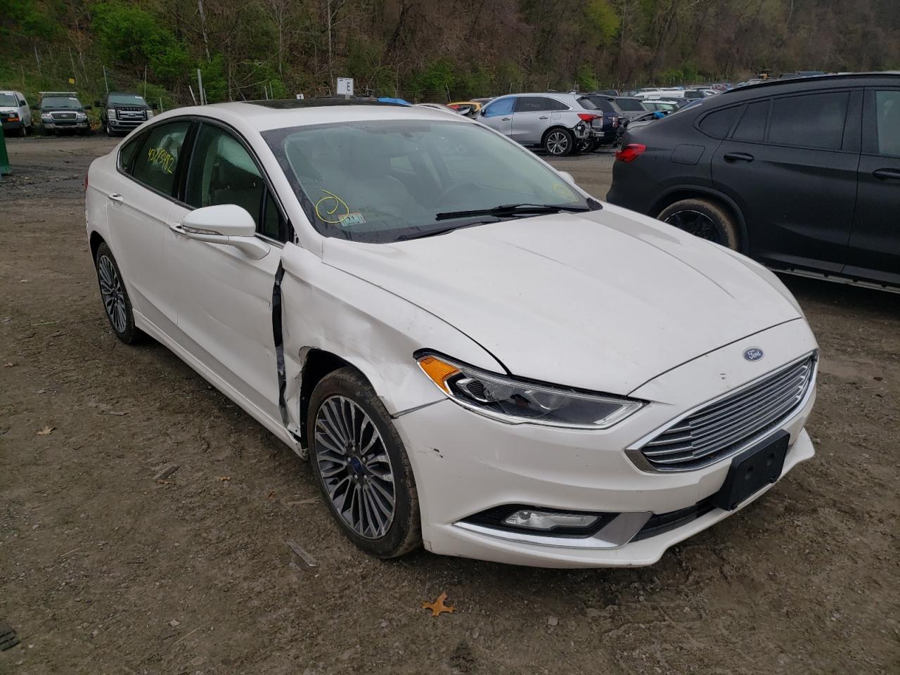 FORD FUSION SE 2017 with VIN 3FA6P0T97HR202898 - Photo from auction