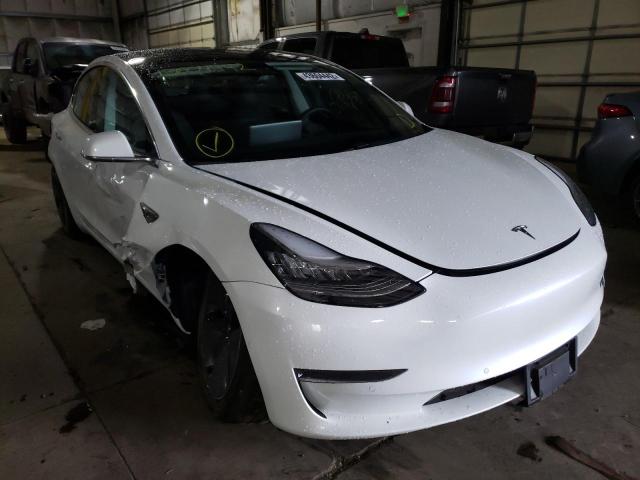 TESLA MODEL 3 2020 with VIN 5YJ3E1EAXLF612492 - Photo from auction