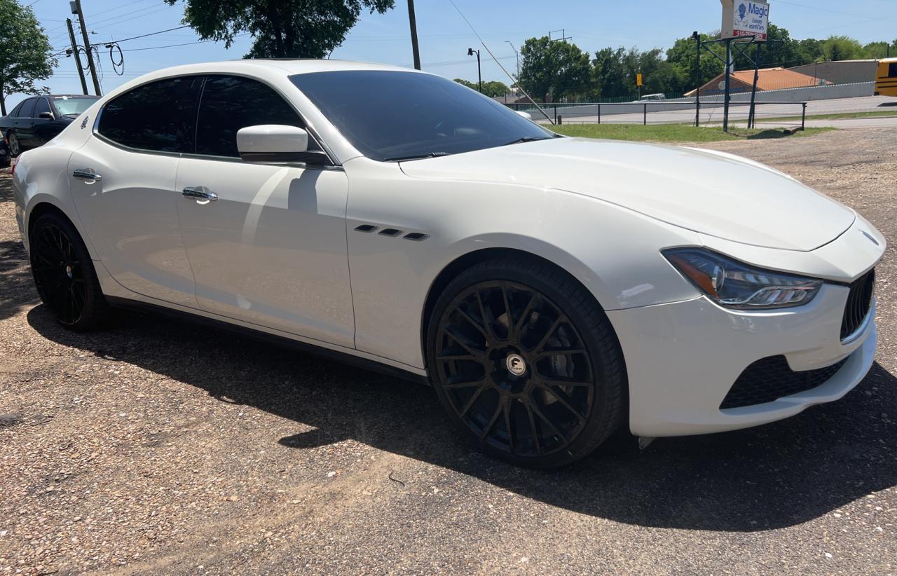 MASERATI GHIBLI 2016 with VIN ZAM57XSA2G1179447 - Photo from auction