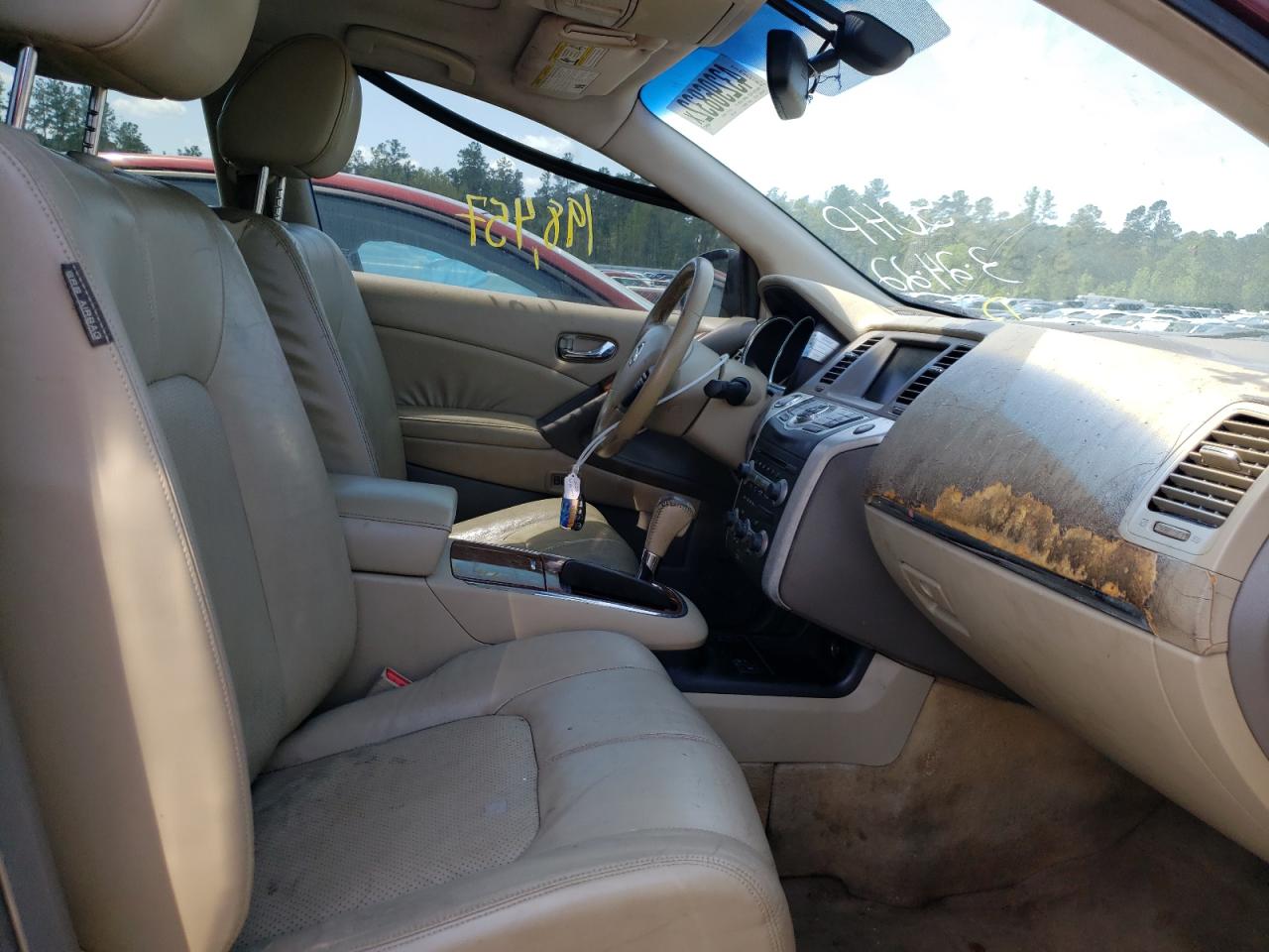Photo 5 from auction – 2009 NISSAN MURANO S with VIN JN8AZ18W59W156767