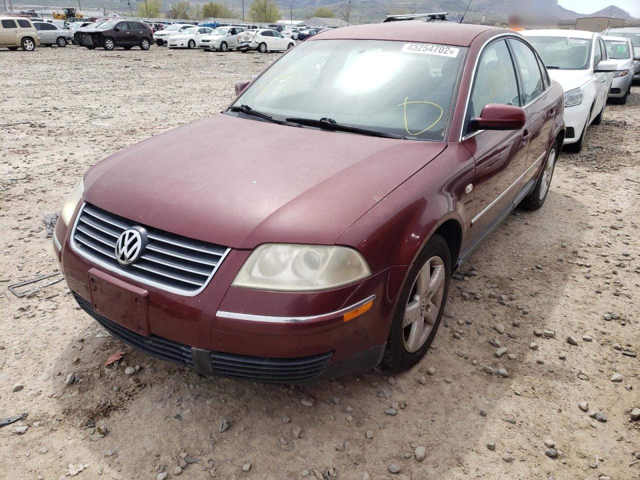 Photo 2 from auction – 2003 VOLKSWAGEN PASSAT GL with VIN WVWMD63B23P393890