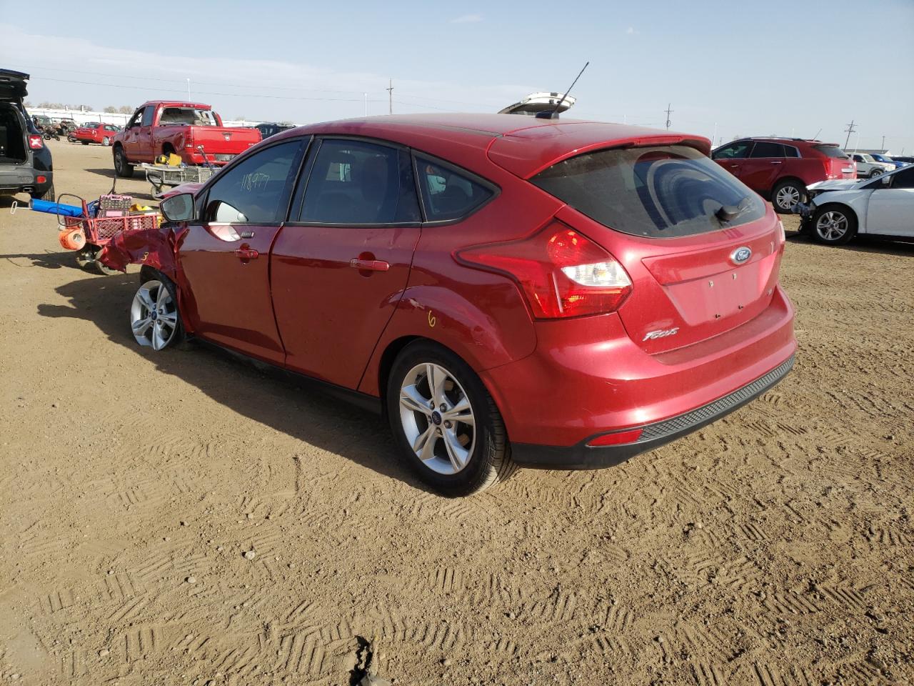 Photo 3 from auction – 2012 FORD FOCUS with VIN 1FAHP3K27CL267675