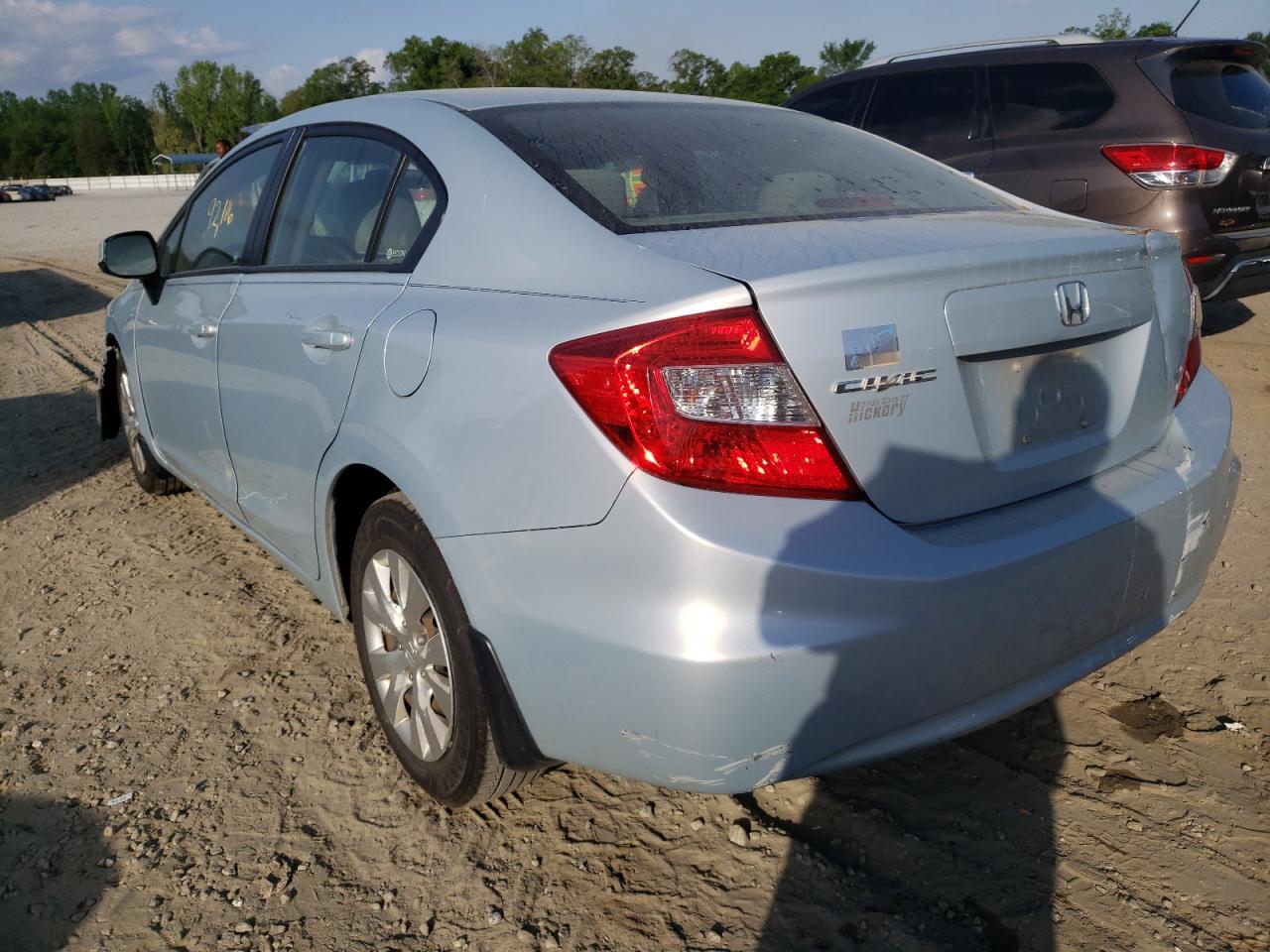 Photo 3 from auction – 2012 HONDA CIVIC LX with VIN 2HGFB2F50CH530716