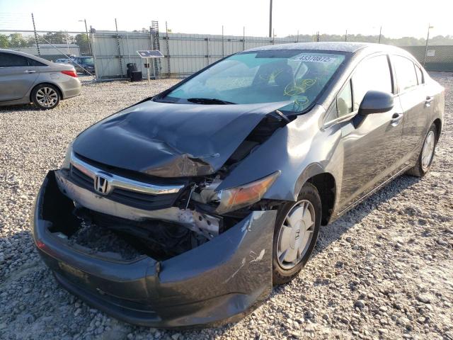 Photo 2 from auction – 2012 HONDA CIVIC HF with VIN 2HGFB2F63CH557319