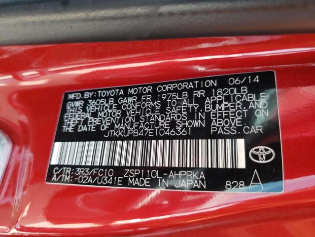 Photo 10 from auction – 2014 TOYOTA SCION XD with VIN JTKKUPB47E1046361
