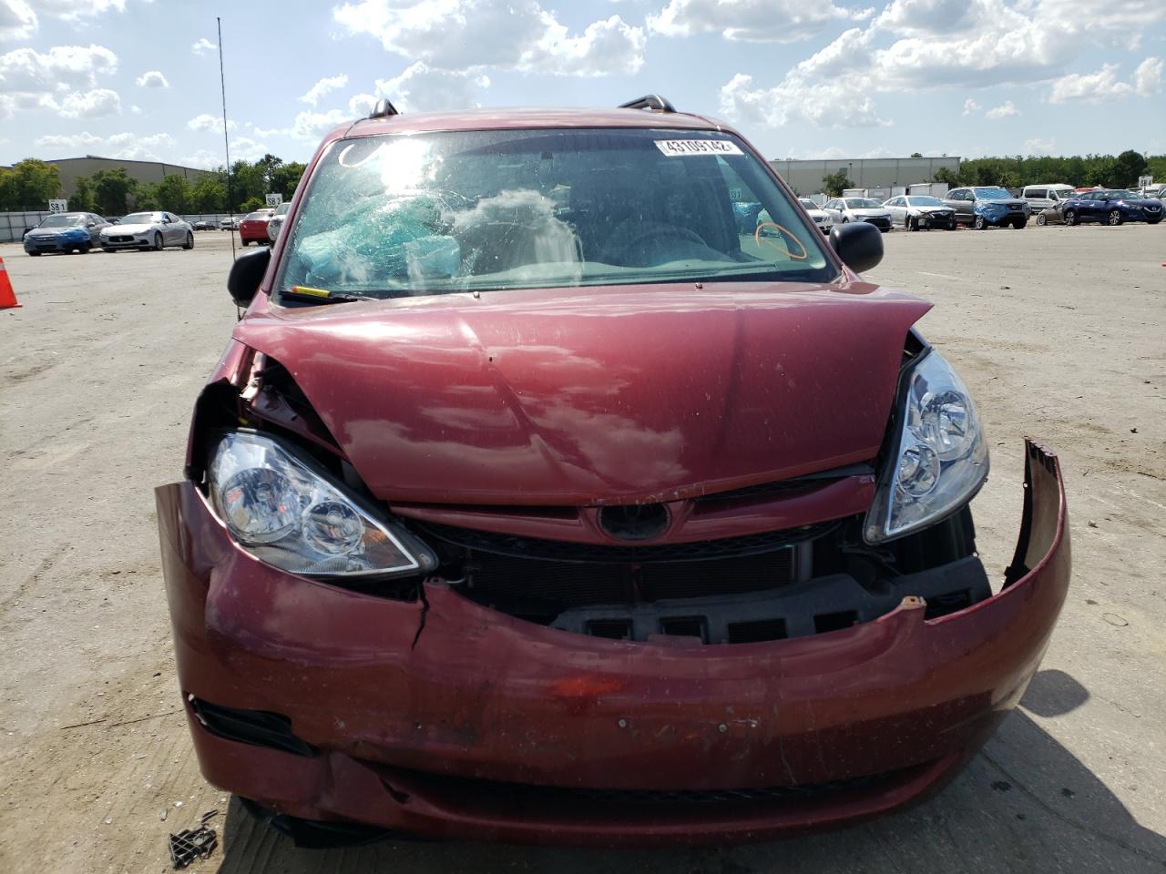 Photo 9 from auction – 2008 TOYOTA SIENNA CE with VIN 5TDZK23C08S210397