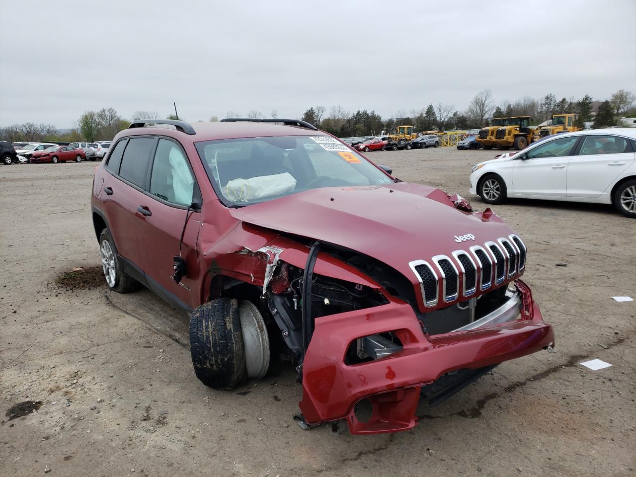 JEEP CHEROKEE S 2017 with VIN 1C4PJMAB0HW656663 - Photo from auction