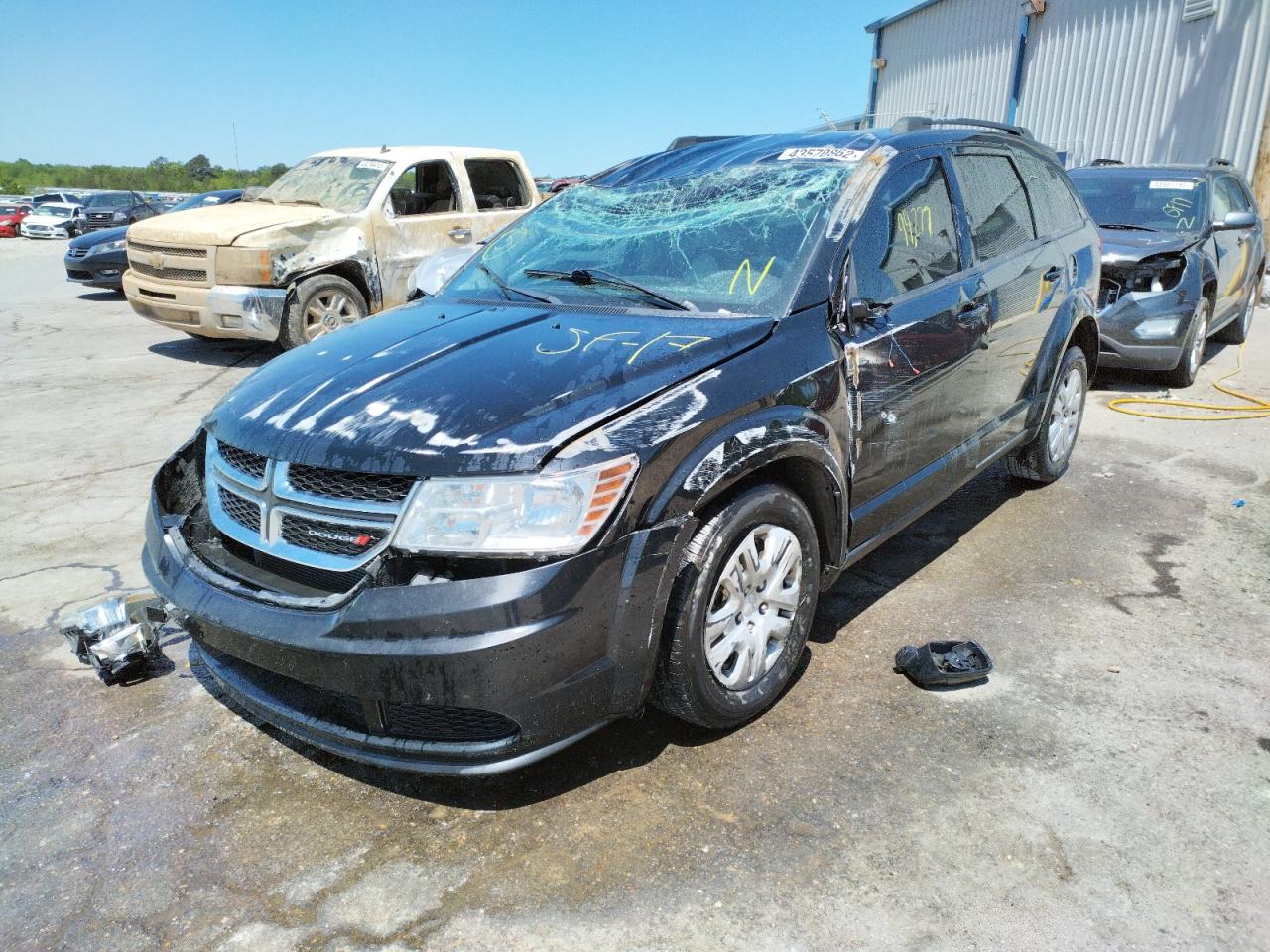 Photo 2 from auction – 2017 DODGE JOURNEY SE with VIN 3C4PDCABXHT654135